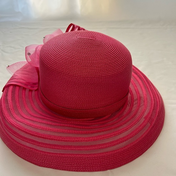 NWT Fine Millinery by August Accessories Pink lady’s hat - Picture 2 of 5